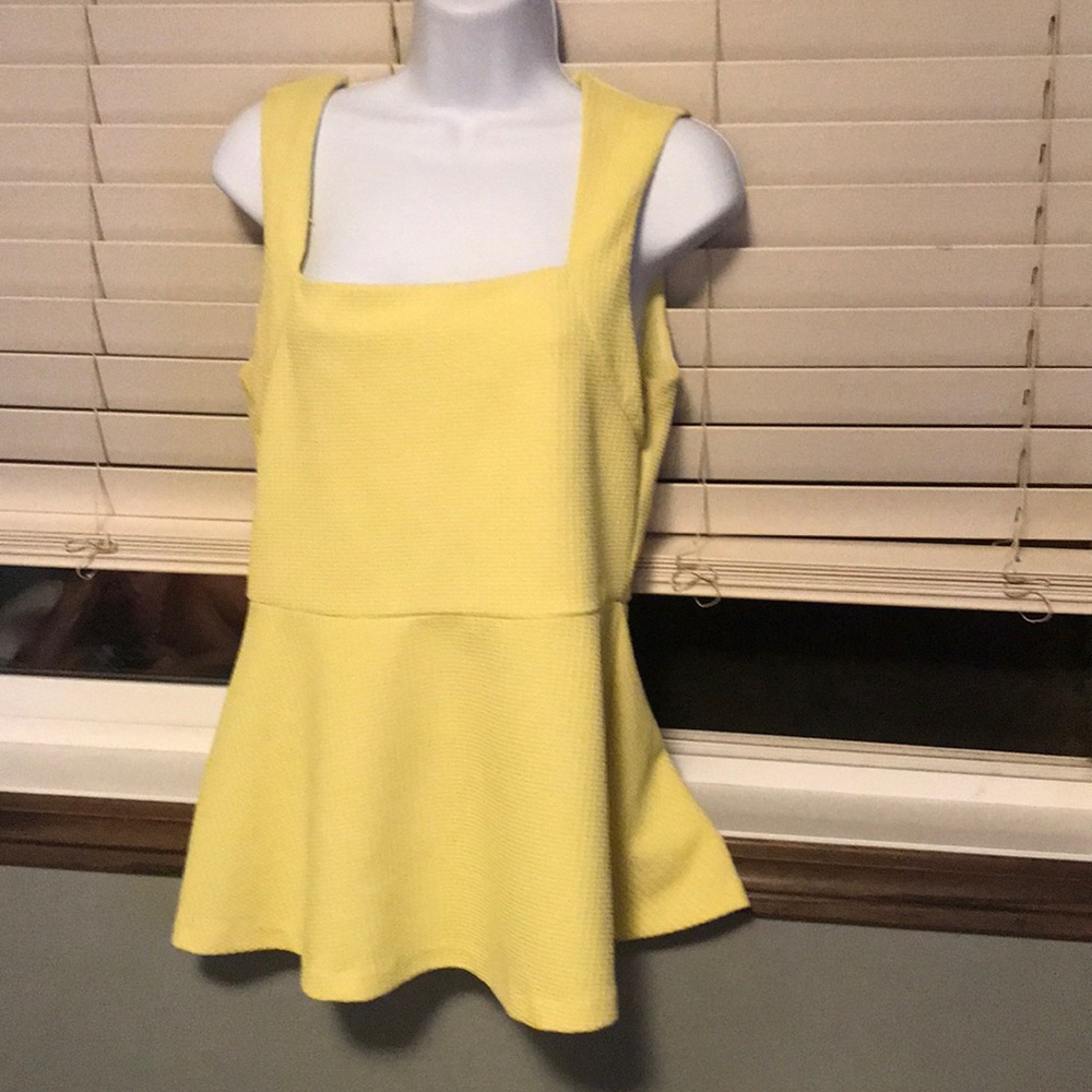 Yellow H&M cute top